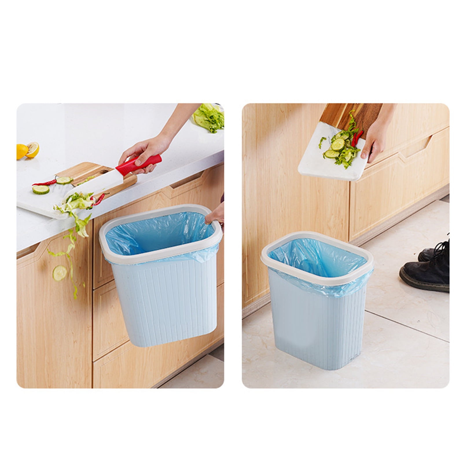 Portable Trash Bag Holder, Cabinet Plastic Bag Hook For Grocery, Kitchen Trash  Bag Holder Over The Door, Hanging Trash Can, Garbage Bags Hooks Rack, Home  Kitchen Supplies - Temu