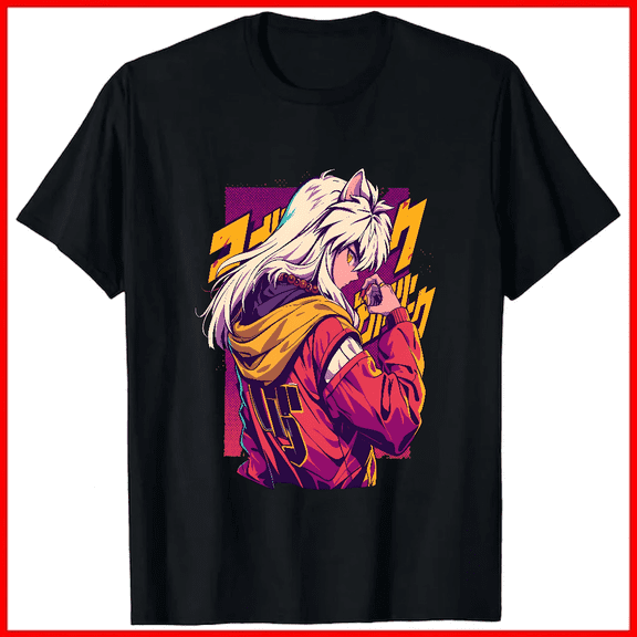 Inuyasha Streetwear Feudal Japan Anime Aesthetic Graphic Unisex T-shirt V18911, up to size 5XL