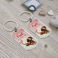 thumbnail image 4 of Every Fart is Love Note Dachshund Guilty Face Happy Valentine's Stainless Steel Keychain Wiener Dog Lover Gifts Idea Collar Charm Tag Keyring - 01016, 4 of 5