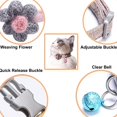 thumbnail image 2 of Cat Collar with Flower & Bell, Kitty Kitten Necklace for Small Dogs & Cats Rabbit Safety Pet Collar, 2 of 4