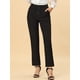 thumbnail image 2 of Allegra K Pantalones Largos De Pierna Recta Para Oficina De Trabajo Informal Con Cremallera Y Bolsillos Para Mujer Negro M Unique Bargains Pantalones, 2 of 5