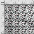 thumbnail image 2 of oneOone Georgette Viscose White Fabric Geometrical Diy Clothing Quilting Fabric Print Fabric By Yard 42 Inch Wide, 2 of 5