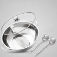 thumbnail image 2 of kurtrusly Divider Cookware Set for Party Travel Portable Pot with Removable Divider With spoon Dia 32cm, 2 of 6