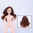 thumbnail image 1 of Juguete Muñeca desnuda con cabeza, 12 cuerpos desnudos móviles articulados, juguetes DIY, accesorios, regalo para niña AMMAO MXZZ23418A3123, 1 of 2