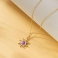 thumbnail image 6 of Rapunz Sun Necklace for Women Tangled Necklace Gold Plated Sun Necklaces Opal Pendant Necklaces Christmas Trendy Jewelry, 6 of 6