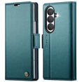 thumbnail image 2 of CaseMe Leather For Samsung Galaxy Z Fold8 Ultra 5G Wallet Case with RFID Blocking, Card Holder Magnetic Clasp Kickstand Folio Case,Green, 2 of 12