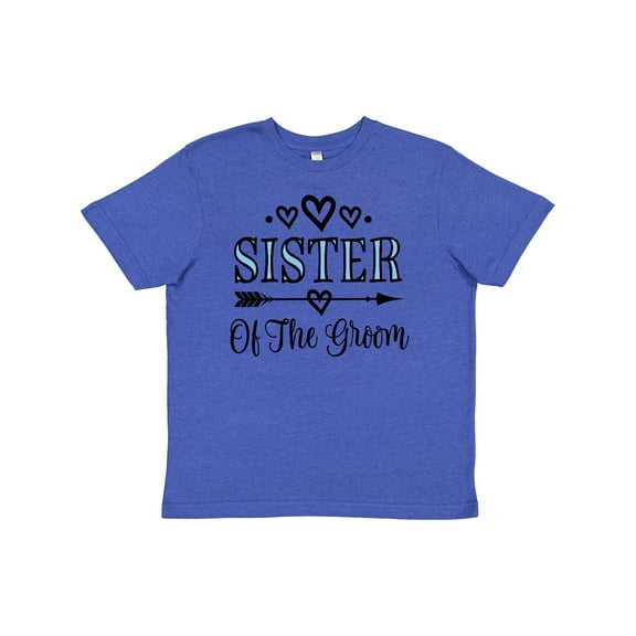 Inktastic Sister Of The Groom Wedding Party Youth T-Shirt