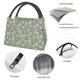 thumbnail image 4 of Disketp Retro Hippie Groovy Mushroom Bolsa Térmica Estampada, Bolsa Térmica Aislante para Almuerzo, Playa y Campamento, 4 of 6