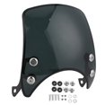 thumbnail image 1 of Universal Motorcycle Retro Windshield Wind Deflector For 5-7 Inch Headlight, 1 of 4