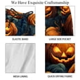 thumbnail image 4 of luoweisi Men's Beach Shorts Quick Dry Swim Trunks with Mesh Lining Halloween Pumpkin L, 4 of 5