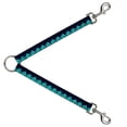 thumbnail image 1 of Buckle-Down Dog Leash Splitter Waves Navy Blue Shades 1 Foot Long 1 Inch Wide, 1 of 1