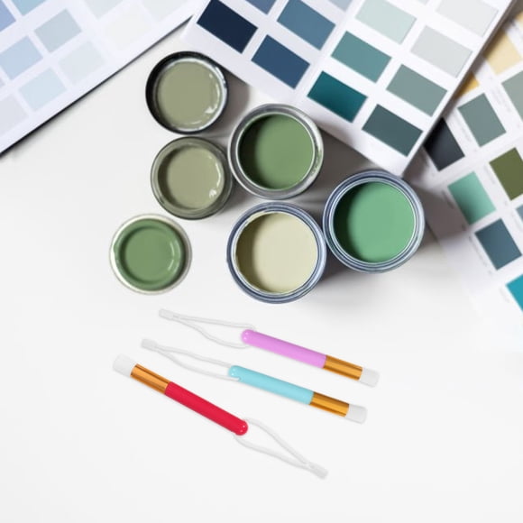 EXHUMKY 6Ud Pinceles Artísticos Para Mezcla De Tinta Y Pintura En Papel Con Sintéticas Duraderas
