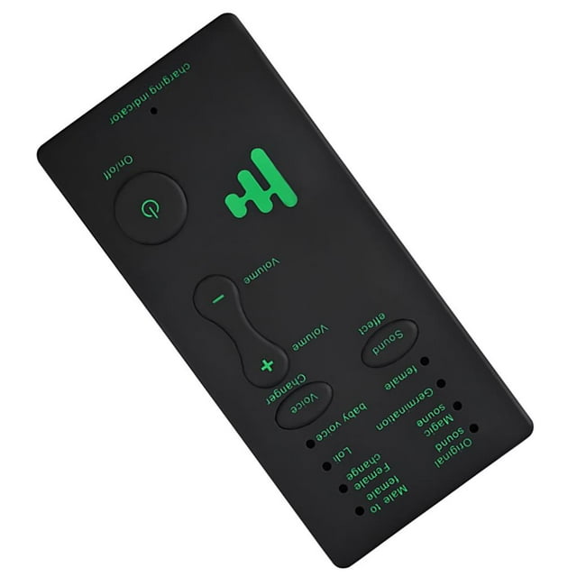 Miniature Voice Changer Device USB Voice Changers Rechargeable Sound Card Plug/Play with 7 Sound Effects Sound Mixer Board for Computer Laptop