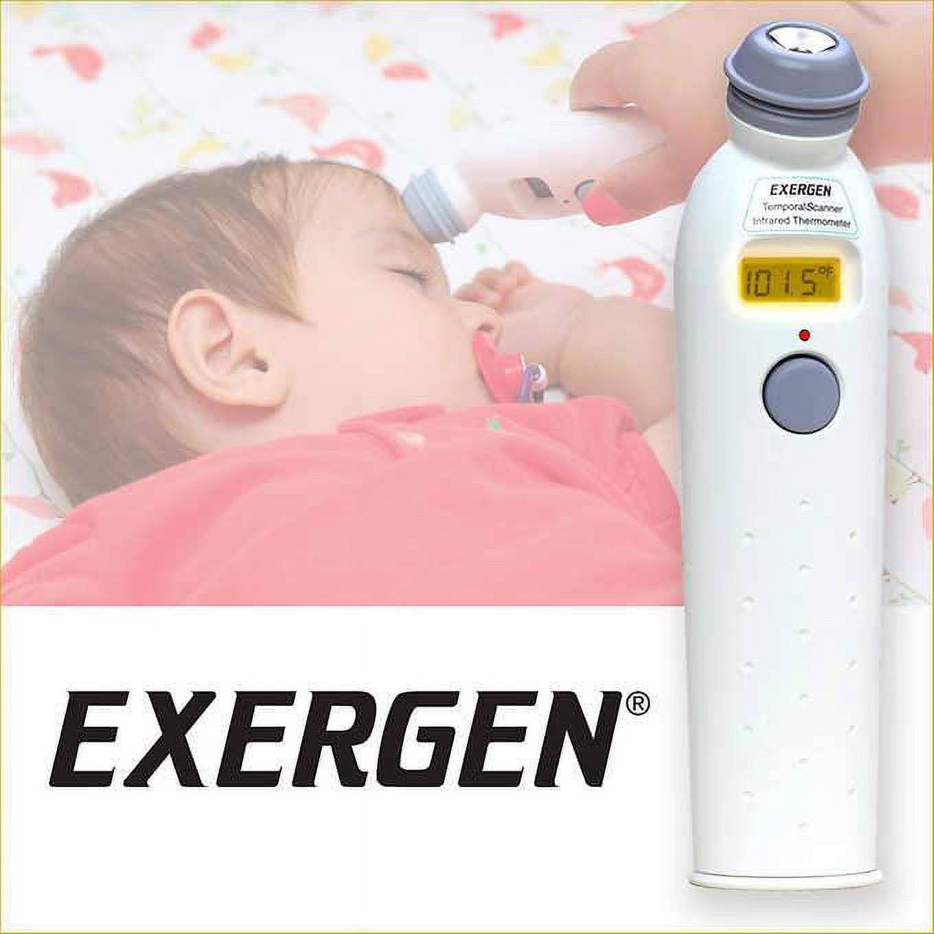 Exergen Smart Glow Temporal Artery Thermometer - image 3 of 5