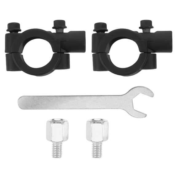 PTOOTP Sturdy Aluminum Alloy Motorcycle Rearview Mirror Mount Clamp for Enhanced Visibility and Easy Installation Assorted Color