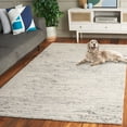thumbnail image 3 of SAFAVIEH Abstract Manuel Striped Area Rug, Blue/Ivory, 5' x 8', 3 of 11
