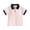 Pink, variant on lnmuld Back to School Boys Girls Kids Short Sleeve Solid Contrast Collar Cuff Two Button Pique Polo Shirts Breathable School Uniform Tops Size:5-6 Years