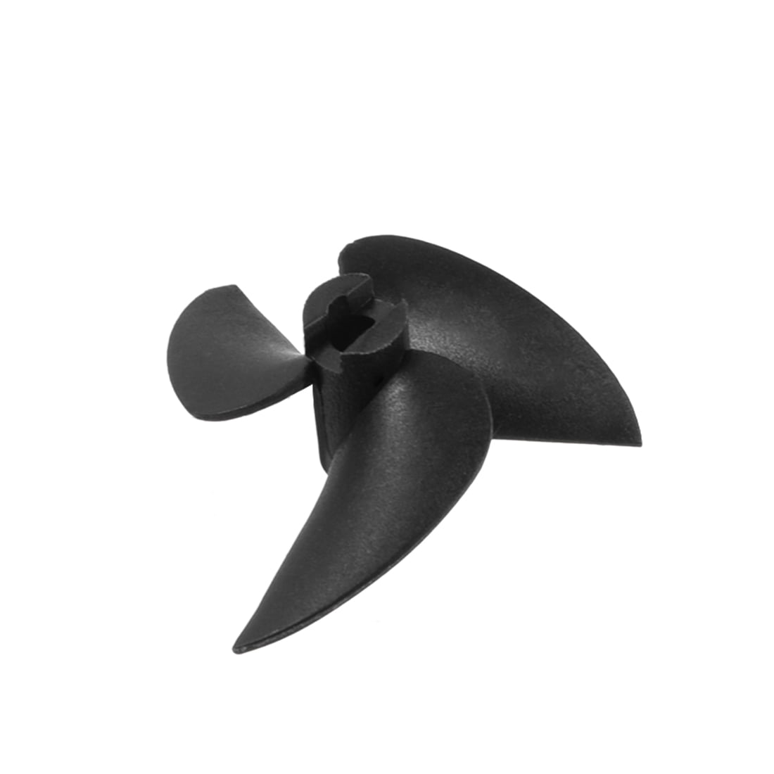 35mm x 1.9mm x 3mm Nylon 3-Vane Rotating RC Boat Prop Propeller Black 