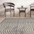 thumbnail image 5 of Luxe Weavers Abstract Swirls Area Rug Beige 5x7 Modern Carpet, 5 of 5