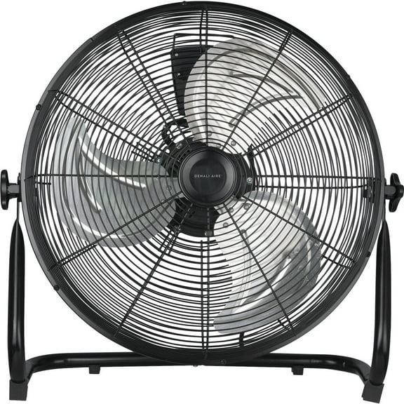 Denali Aire 20 In. Black 3-Speed High Velocity Floor Fan 1DAFHV20E
