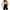 Black, variant on USSUMA 2025 Women Loose Bib Hole Pants Overalls Demin Shorts Jumpsuit Centre White L