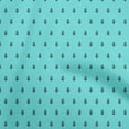 thumbnail image 1 of oneOone Silk Tabby Turquoise Blue Fabric Asian Floral Block Craft Projects Decor Fabric Printed By The Yard 42 Inch Wide, 1 of 5