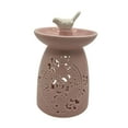 thumbnail image 4 of Quemador de cera derretida de cerámica, adorno más cálido, estatuilla, quemador de aceite hueco, difusor perfumado de vela para dormitorio, fiesta, Rosa, 4 of 8
