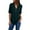 Dark Green, variant on Western Shirts for Women Button Women Ladies Clothing Loose Shirt Chiffon Zipper Long Sleeves Plus Size Tops