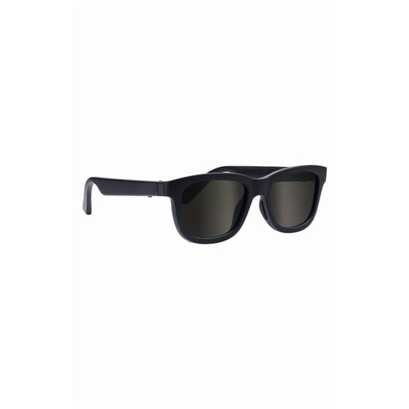 Dusk Classic Button App Alpha Smoke Matte Black Sunglasses