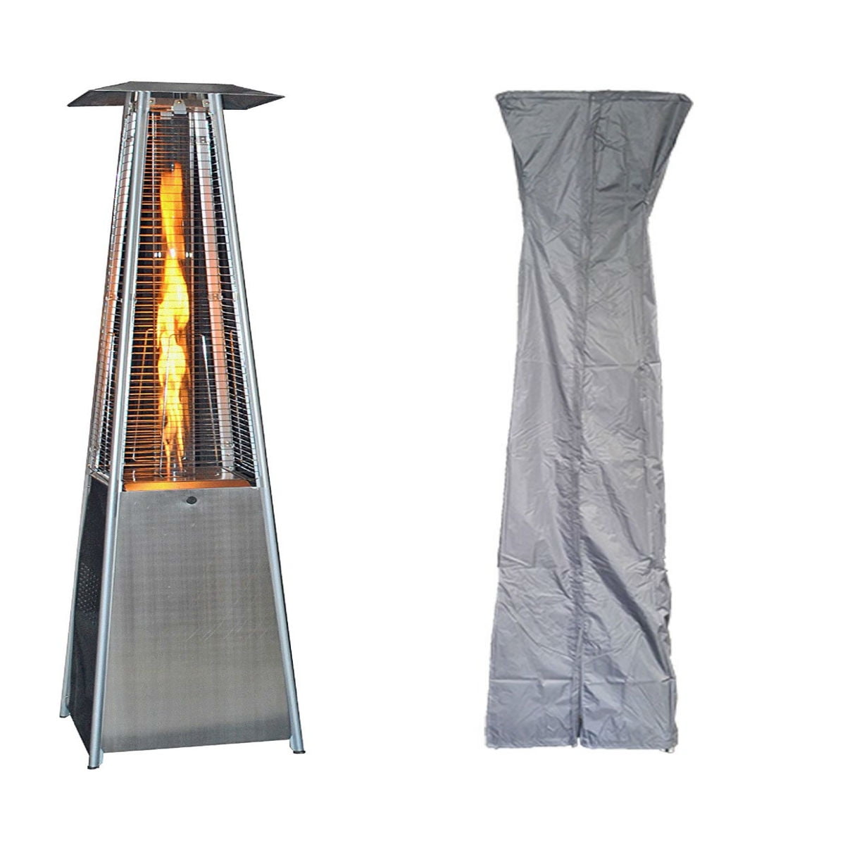 SUNHEAT International Contemporary Square Design Portable Propane Patio