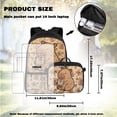 thumbnail image 4 of Yspwyqan Backpack Set for Kids, Boba Orange Capybara Boys Backpack Lunchbox Set with Water Bottle Bag, Lightweight Fits 14 Inch Laptop Casual Purse for Back to School, 4 of 7