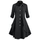 thumbnail image 1 of Vestido Camisero de Hombros Al Aire de Talla Extra con Mangas en Forma de Campanilla Rosegal  Vestidos camiseros de talla grande, 1 of 5