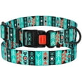 thumbnail image 4 of CollarDirect Plastic & Nylon Fashion Dog Collar for Large Dogs, Ethnic Pattern, 4 of 7