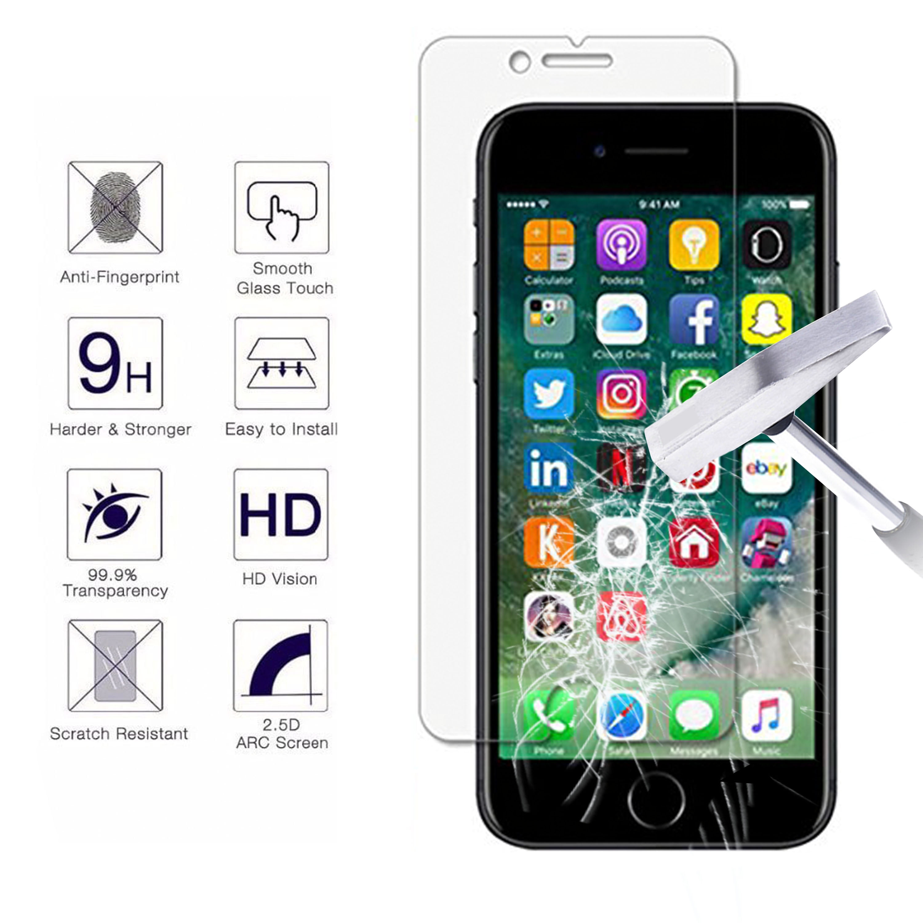 OtterBox Slim Case Bundle Alpha Glass Premium Screenguard Defining Protection for iPhone 8 Plus/7 Plus Lucent Blazer