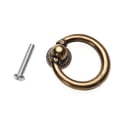 thumbnail image 2 of 10x para Muebles Peril de Extracción Tono de Bronce Decoración para El Hogar Zulema cajón gota anillo tirador muebles tono bronce 10 piezas, 2 of 7