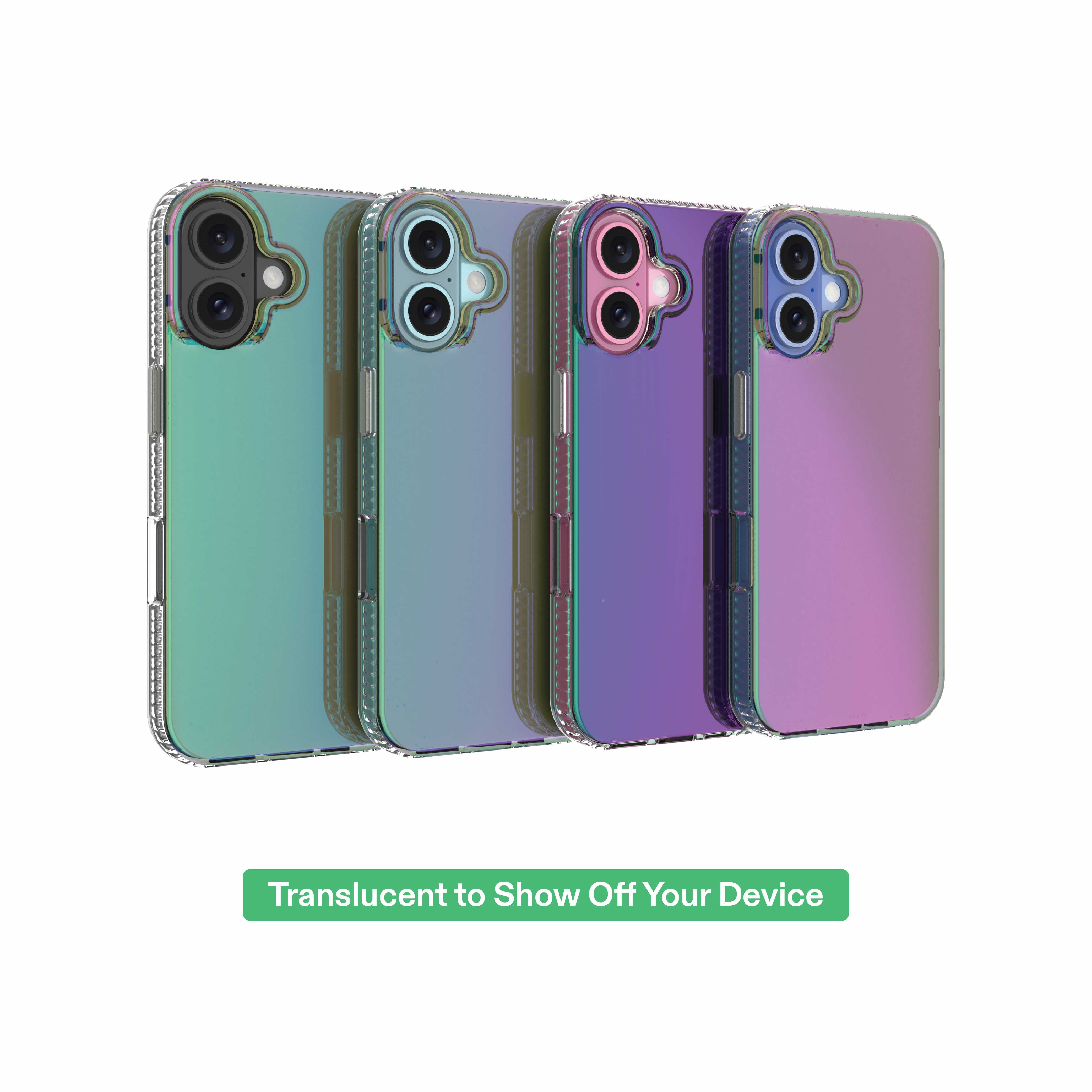 onn Opalescent Phone Case for iPhone 16