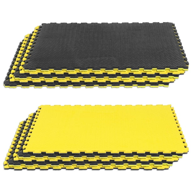 Piso Protector para Gimnasio Altera PG C/10 Pz De 105x105 Cm Altera Rojo Azul Negro Amarillo