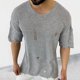 thumbnail image 3 of Playeras Interiores Hombre Cuello V Camisas De Cuello En V Para Hombre Camisetas De Manga Larga Casuales Elegantes Para Vacaciones En La Playa Tops Hippies De Verano, 3 of 3