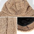 thumbnail image 2 of Gorro de pescador de peluche Bob, gorro de mujer, gorro de pescador de piel sintética cálido para invierno, gorro de pescador de felpa cálido para hombre y mujer, 2 of 5