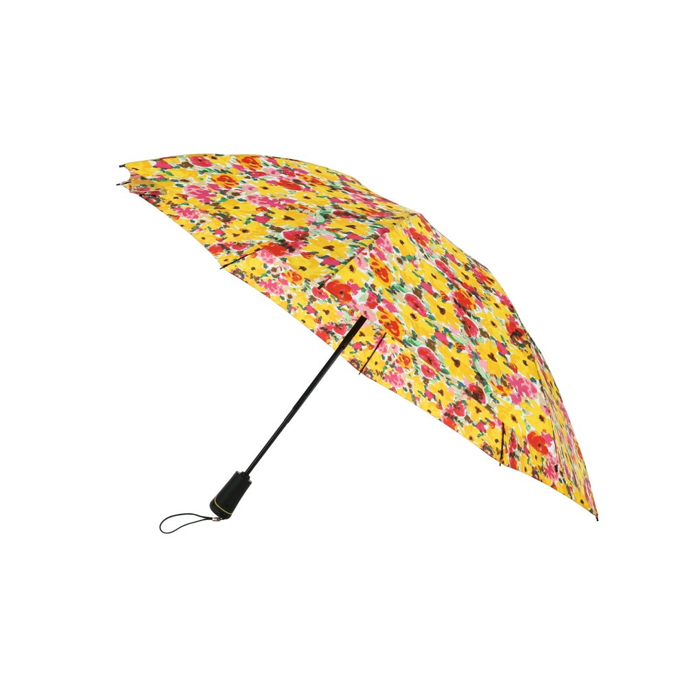 totes Totes Reversible Auto Open and Close Floral SunGaurd Compact Umbrella (Women's