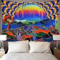 thumbnail image 3 of Sun Rise Trippy Tapestry, 3 of 5