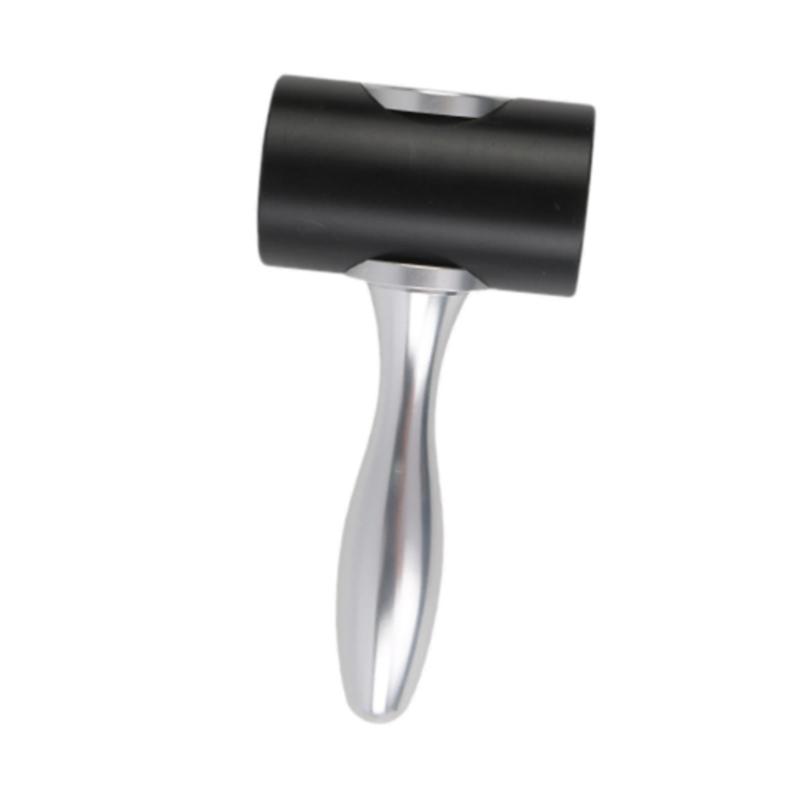Sharprepublic Leather Carving Hammer Leathercraft Hole Punching Tool Comfortable Handle Sturdy Black