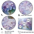 thumbnail image 3 of Designart "Purple Hydrangea Serenity I" Flower Field Floater Framed Canvas Wall Art, 3 of 5