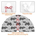 thumbnail image 4 of Sikiie Gray Tractor 30-48 inches {designName} Print Christmas Tree Skirt Snowman Xmas Tree Skirt with Edge Christmas Decorations for Holiday Party30", 4 of 7