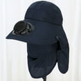 thumbnail image 2 of TYGHBN Solar Fan Hat Outdoor Working Sun Shade Sunscreen Greenhouse Removable W6O1 Hat Picking River Rafting Hats Hats for Natural Hair Women Visor Hats for Women Visor Women Sol Hat Visor Big Head, 2 of 4