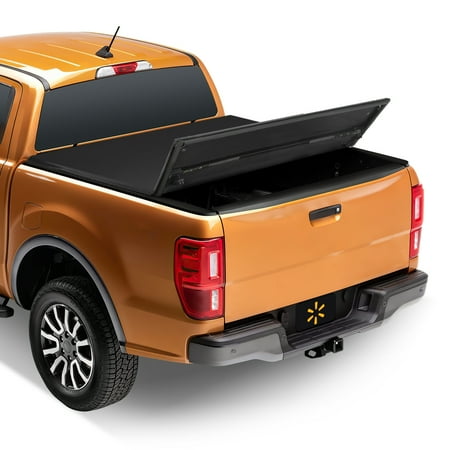 Auto Drive Soft Tri Fold Truck Bed Tonneau Cover Fits 19-23 Ford Ranger 5Ft Bed