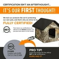thumbnail image 6 of K&H Pet Products Outdoor Heated Kitty House Cat Shelter Camo 22 X 19 X 17 Inches, 6 of 12