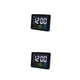 thumbnail image 4 of Bearachild Reloj despertador LCD con termómetro Alarmas Medidor de temperatura Relojes Timbre electrónico alimentado por para dormitorio en casa Negro 2Conjunto, 4 of 6