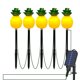 thumbnail image 2 of Luz solar LED de alta luminosidad con batería de litio, de uno a cinco, con enchufe para suelo, para prados, jardines, terrazas y festivales., 2 of 7
