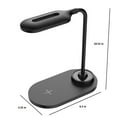 thumbnail image 3 of LED Desk Lamp under $5! Xqxayjr LED Desk Lamp with Wireless Charging, Touch Control Table Lamp with 3 Color Modes, Eye-Caring Gooseneck Lamp for Office and Home, Adjustable Desk Light, 3 of 9